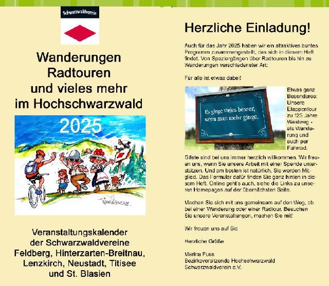 Der Jahresplan 2025 liegt vor.